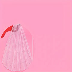 Pearl Bridal Veil with Pearl Accents for Weddings & Events