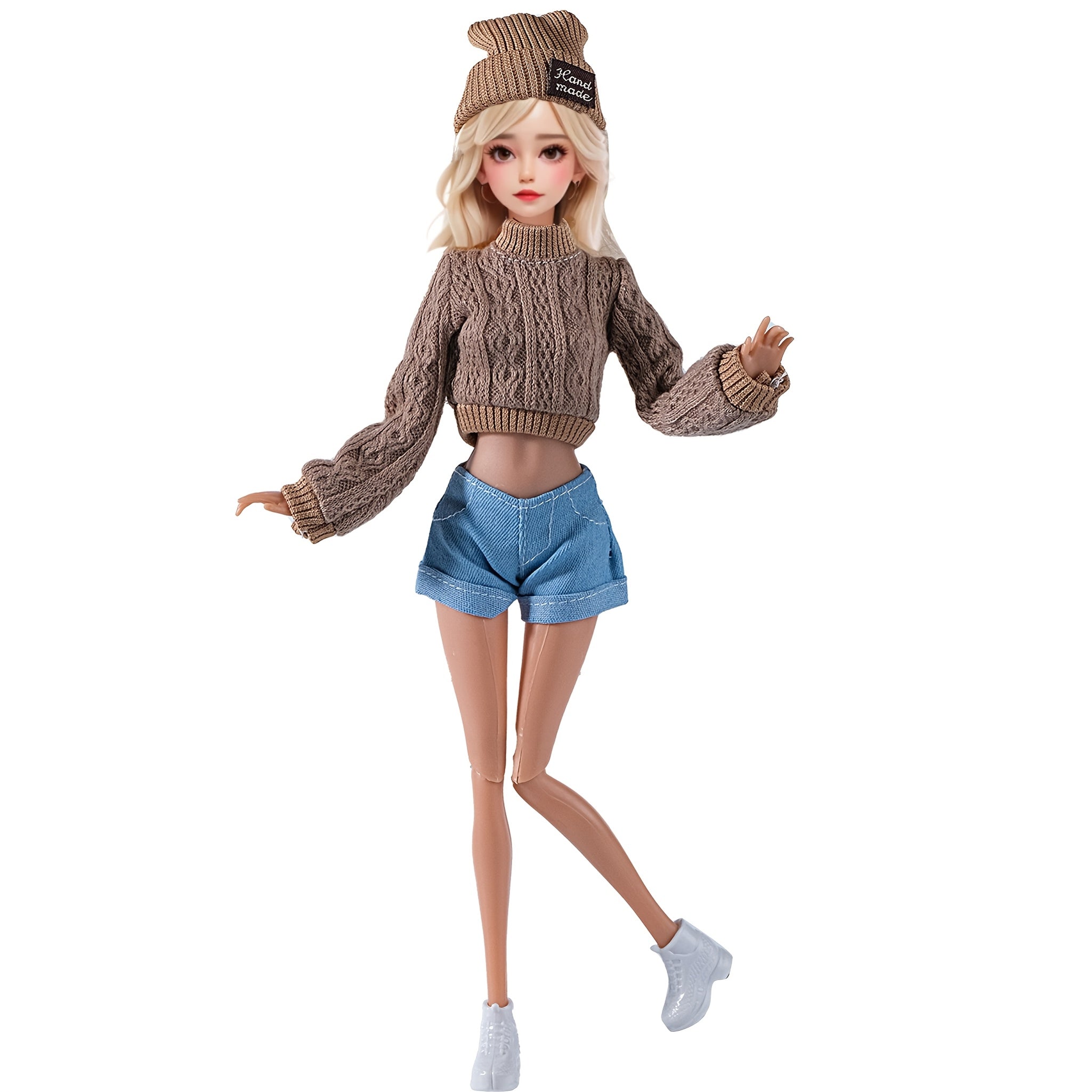 Doll Outfit Jacket Shorts Hat Shoes 29 Pcs Set for Girls' Toys Doll