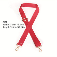 Adjustable Shoulder Strap for Single Shoulder Bag, Wide Purse Removable Strap