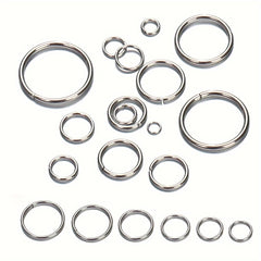 200pcs Stainless Steel Jump Rings for DIY Jewelry Making