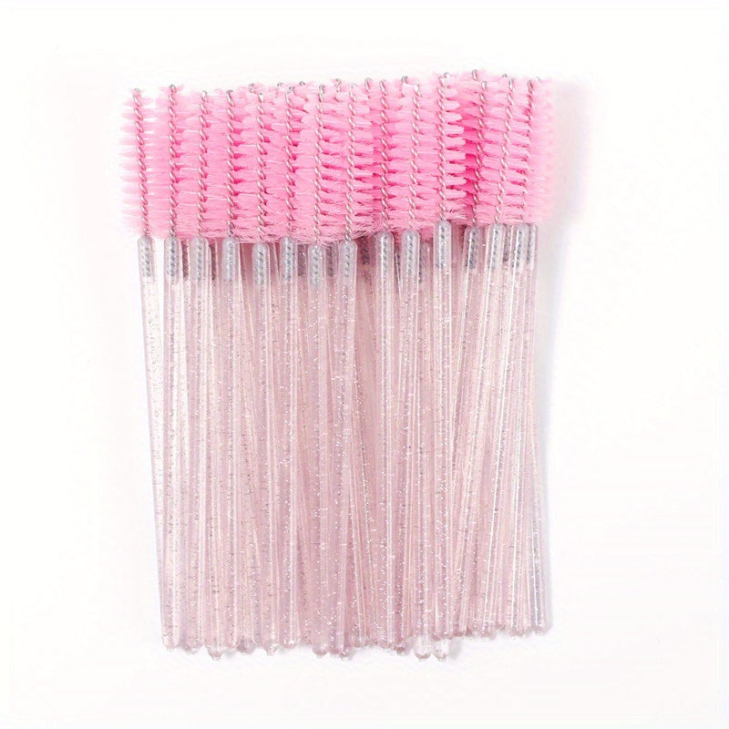 30pcs Crystal Mascara Wands Eyelash Extensions Makeup Applicators