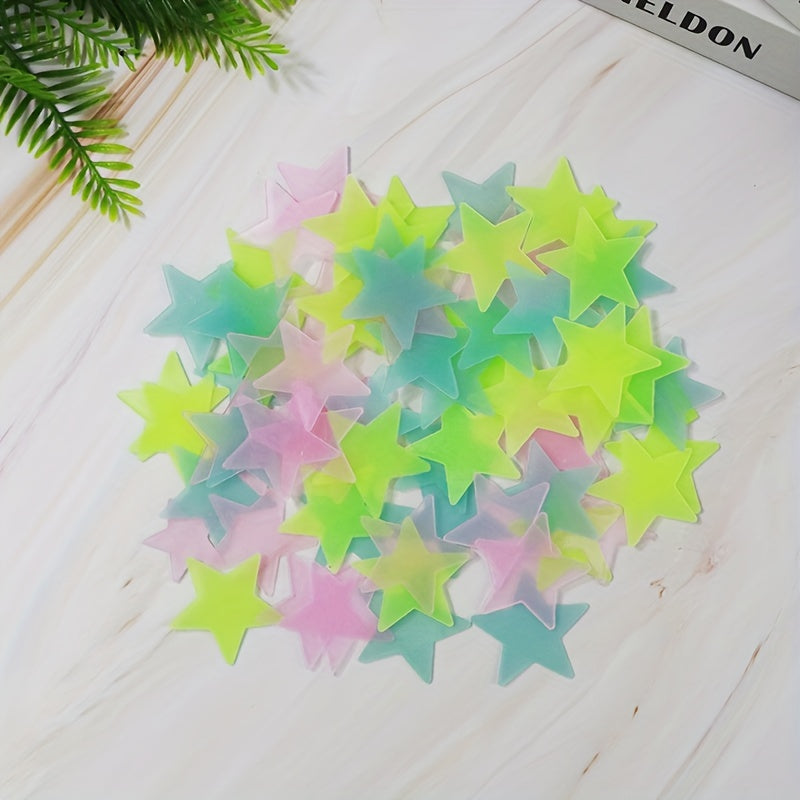 70 Glow In The Dark Stars Wall Stickers