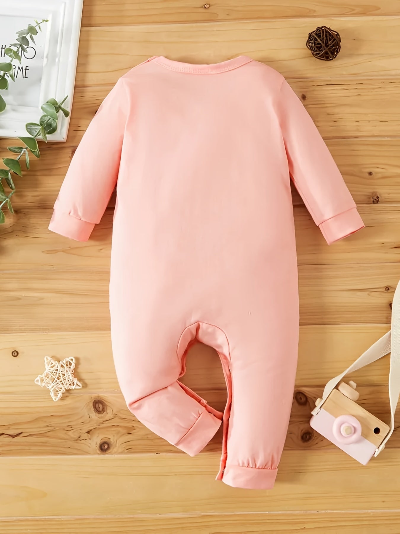 Mom Letter Graphic Jumpsuit for Baby Girls Romper