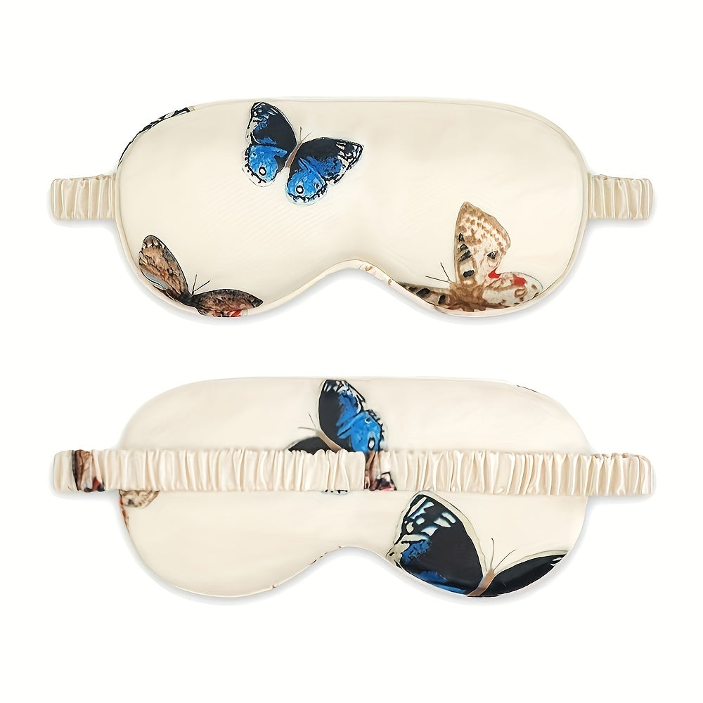 Cartoon Printed Breathable Sleep Eye Mask Soft Comfortable Blackout Blindfold