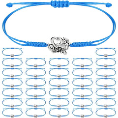 Adjustable Cheerleader Cheer Bracelets Bulk for Kids