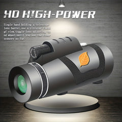 Compact HD Monocular Telescope Clear View For Wildlife Watching Hiking Camping