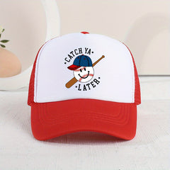 Kid's Sunshade Mesh Baseball Cap for Outdoor Sport