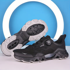 Men's Rotary Buckle Water Shoes Quick Dry Non Slip Beach Aqua Shoes