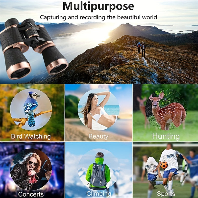 20X50 Telescope HD High power Large Goggles Binoculars Night Vision