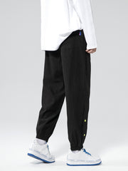 Men's Casual Drawstring Sweatpants for Spring/Autumn