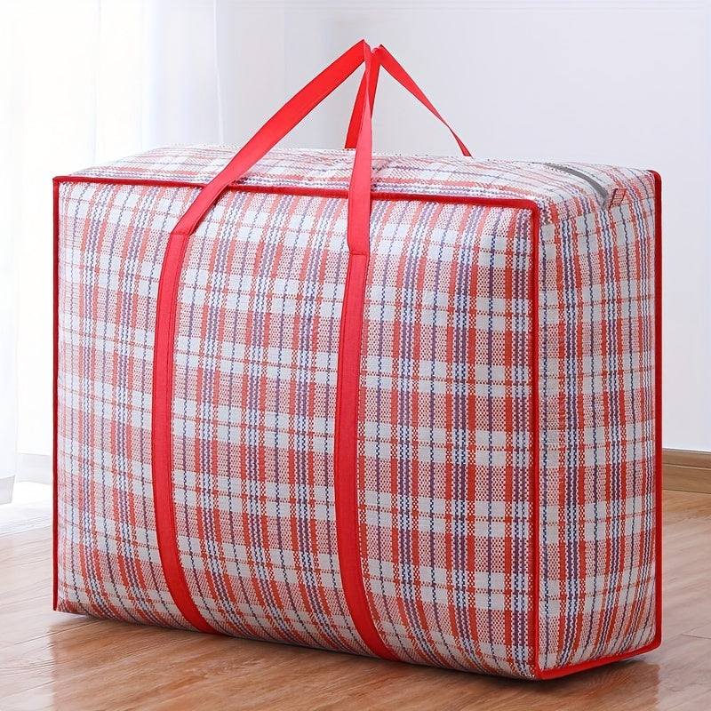 2pcs Waterproof Woven Bags Large Hand Held Packaging And Moving Bags