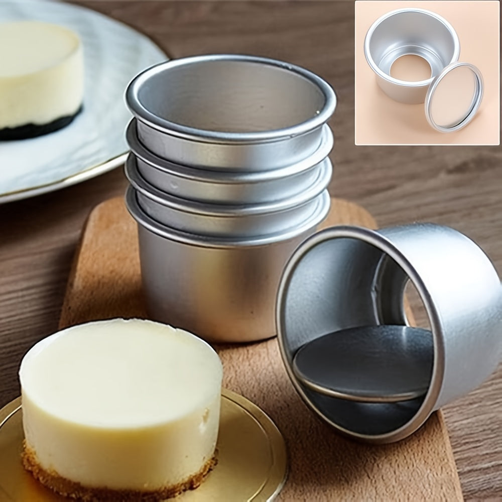 Non Stick 2 Inch Round Mini Cake Pan with Removable Bottom