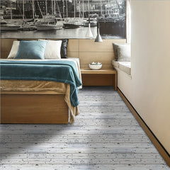 Waterproof Wood PVC Tile Stickers Self Adhesive DIY Flooring Tiles