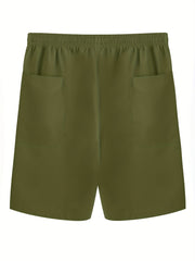 Men's Casual Cargo Shorts with Drawstring