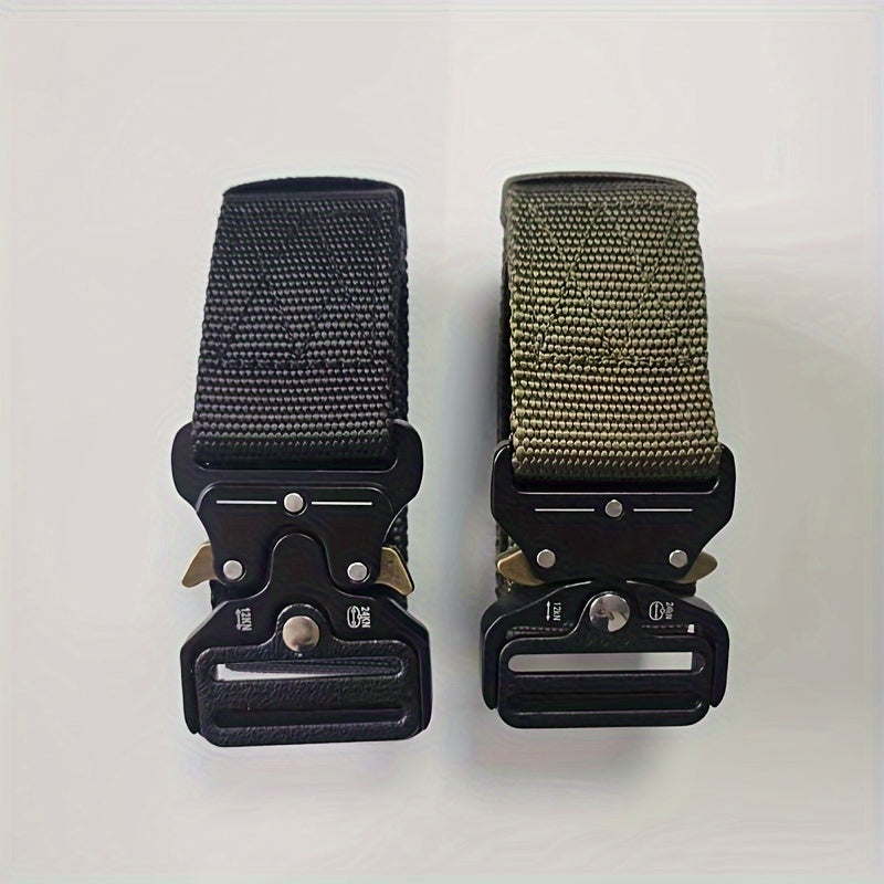 Men's Combat Survival Metal Belt with Quick Release Buckle