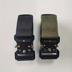 Men's Combat Survival Metal Belt with Quick Release Buckle