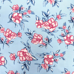 1pc Faux Cotton Fabric Diy Cloth Pants Dress Fabric 1yard Cut Size