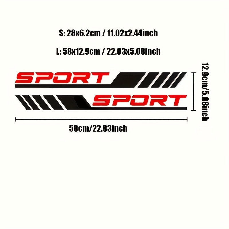 Car Door Side Sport Stripe Sticker Vinyl Decal