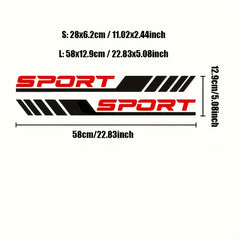 Car Door Side Sport Stripe Sticker Vinyl Decal
