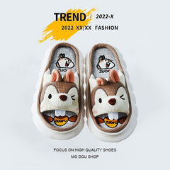 Men's Cartoon Dog Memory Foam Comfort Slipper