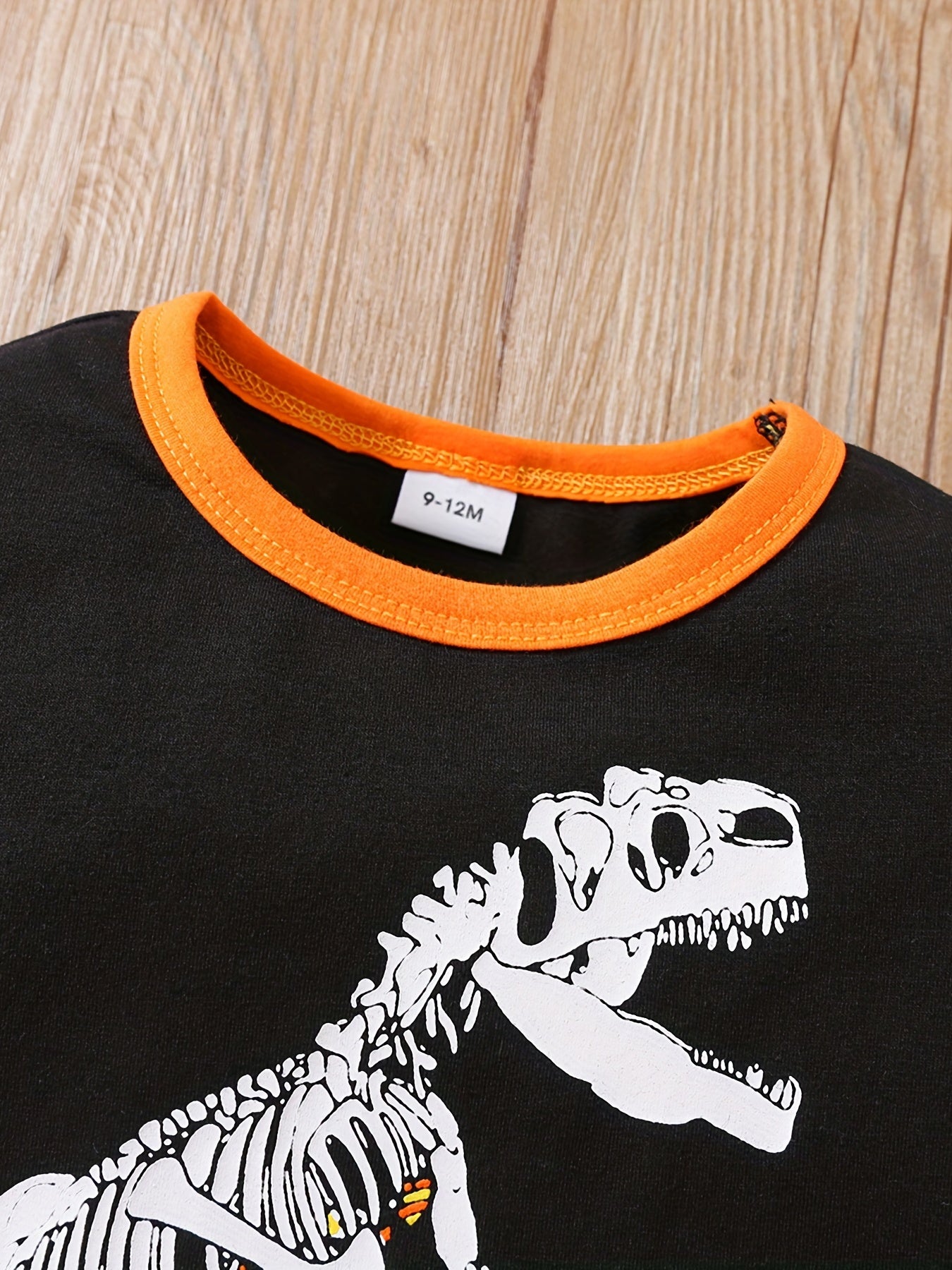 Halloween Print Toddler Kid's Pajamas - Pumpkin Pattern Loungewear Set