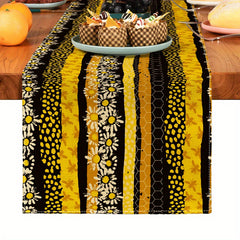 Bohemia Geometric Table Runner Linen Kitchen Dining Decoration