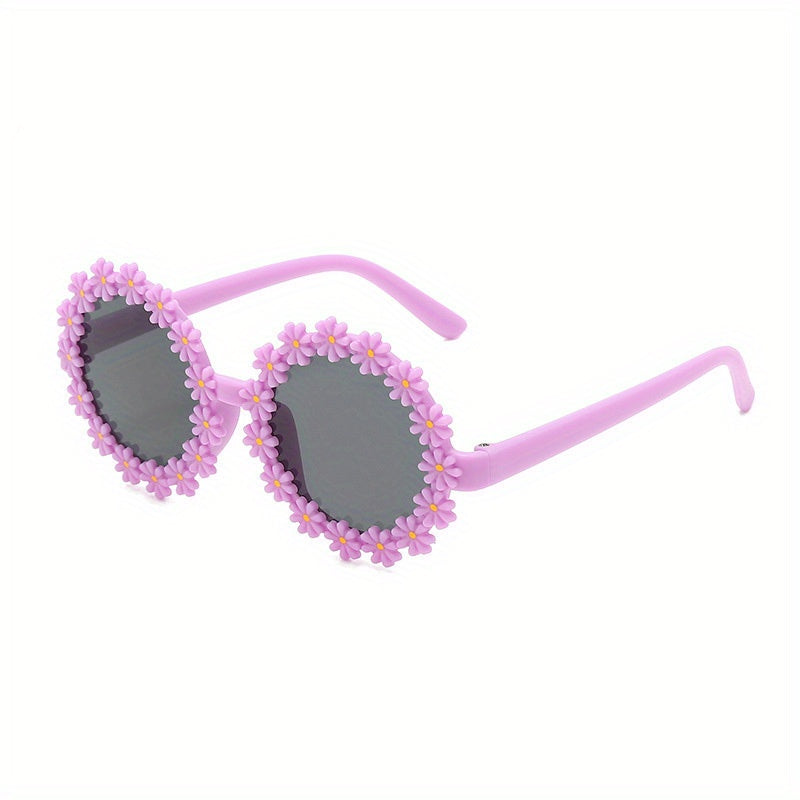 Y2K Daisy Frame Sunglasses UV Protection Girls Accessories