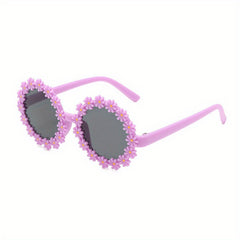 Y2K Daisy Frame Sunglasses UV Protection Girls Accessories