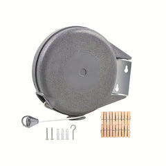 1pc Retractable Clothesline Portable Heavy Duty Washing Line PVC