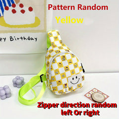 Kids Happy Face Chest Bag Small Crossbody Bag