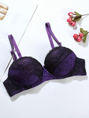 Lace Push Up Bra Comfy & Breathable Women's Lingerie
