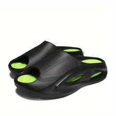 Men's Non Slip Platform Slides Soft Sole Cloud Slides Indoor Outdoor
