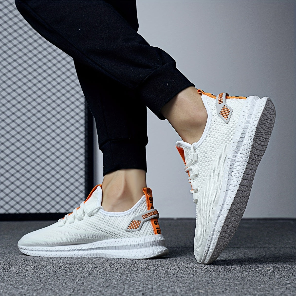 Men's Knit Running Shoes, Breathable & Lightweight, Spring/Summer