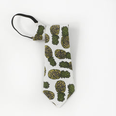 Fun Cartoon Pattern Boys College Style No Tie