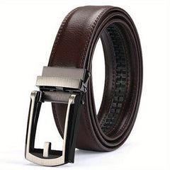Men's Faux Leather Quick Release Buckle Belt Business