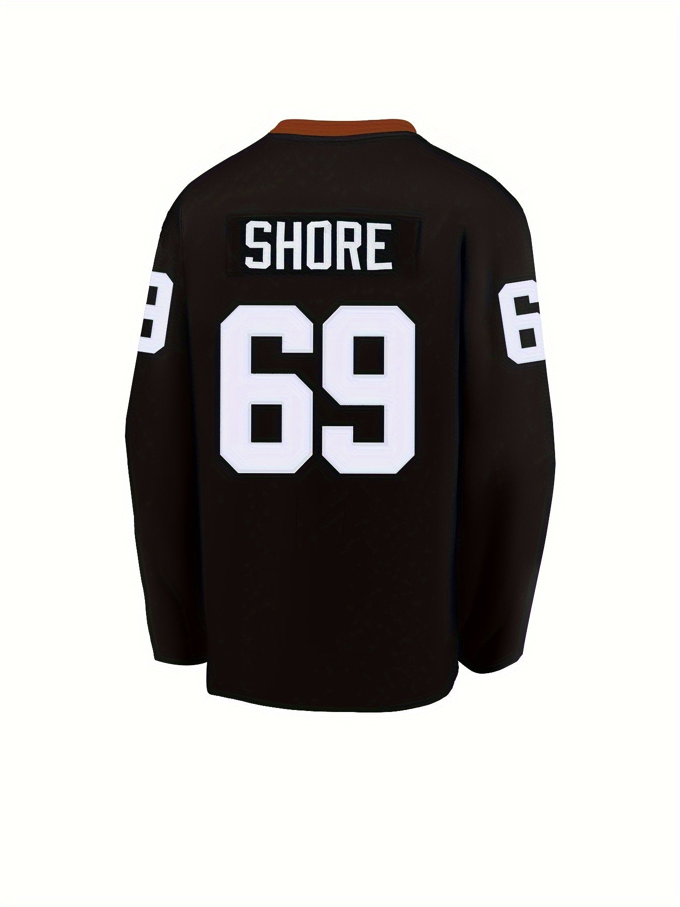 Men's Dog Pattern Hockey Jersey Long Sleeve Retro Classic Sweatshirt