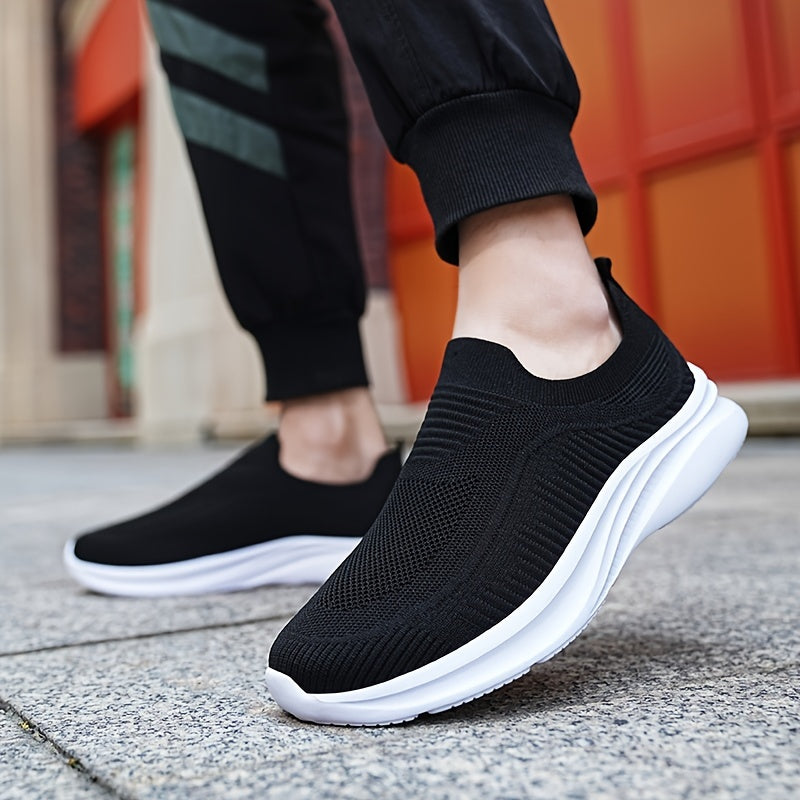 Men's Athletic Slip-On Shoes - Lightweight & Breathable