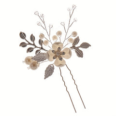 Crystal Faux Pearl Hair Pins Wedding Hair Accessories