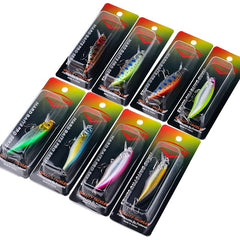 PROBEROS Sinking Minnow Lure 0.16oz 3D Eyes Fishing Tackle