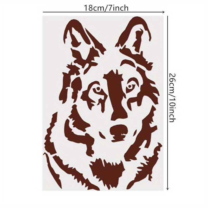 Plastic Horse & Wolf Stencils for Painting, Home Decor Craft Project
