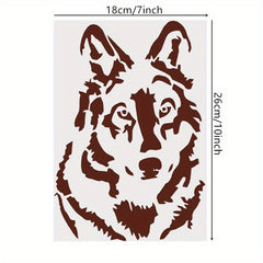 Plastic Horse & Wolf Stencils for Painting, Home Decor Craft Project