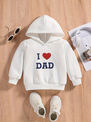 Boys Love Print Hoodie Sweatshirt Pullover