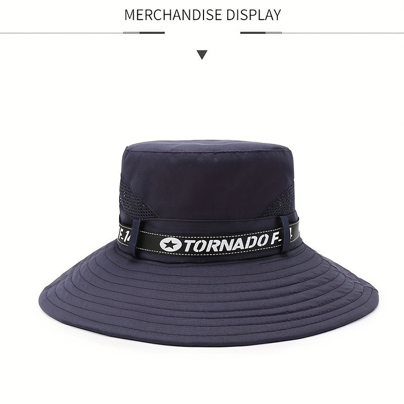Men's Bucket Hat Casual Fishing Hat Breathable Sun Hat Sun Protection Hat