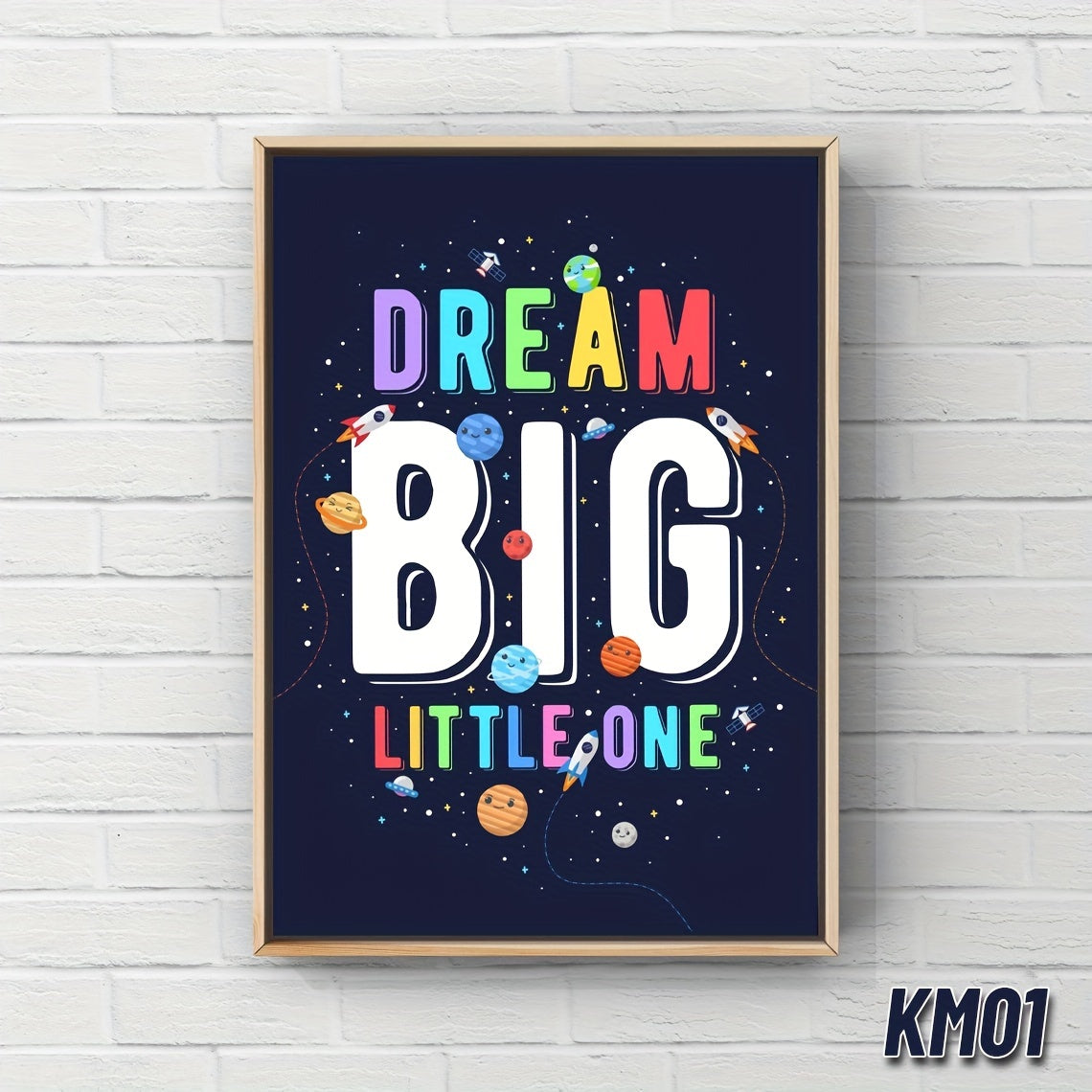 Outer Space Poster for Kids Room Decor