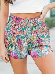 Leopard Print High Waist Shorts for Women