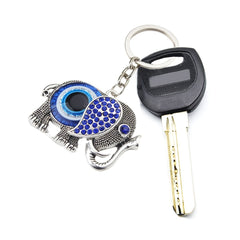 Evil Eye Elephant Keychain Lucky Charm Car Bag Pendant
