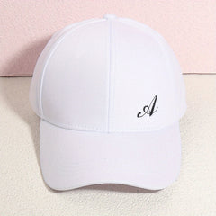 Embroidery Baseball Cap Unisex Solid Casual Sun Hat Adjustable Couple Dad Hats