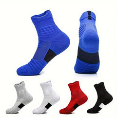3pairs Basketball Socks Men's Sports Socks Quarter Socks