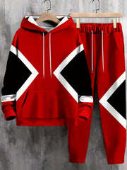 Men's 3D Print Hoodie Joggers Set