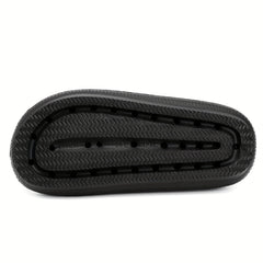 Men's Cozy Slippers with Double Hook & Loop Fasteners